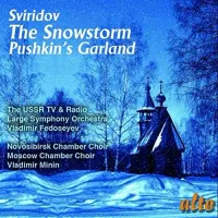 Большой симфонический оркестр имени П. И. Чайковского [Tchaikovsky Symphony Orchestra] / Владимир Федосеев [Vladimir Fedoseyev] / Владимир Минин [Vladimir Minin] - Sviridov / Pushkin - Snow Storm; Pushkin's Garland