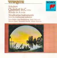 Vera Beths / Steven Dann / Kenneth Slowik / Anner Bylsma / Jody Gatwood / Lisa Rautenberg - Quintet in C, D. 956; Rondo in A, D. 438