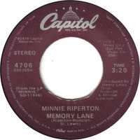 Minnie Riperton - Memory Lane