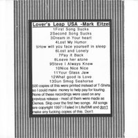 Mark Eitzel - Lover's Leap USA