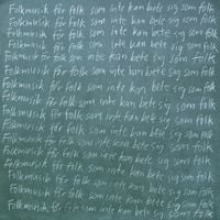 Bob Hund - Folkmusik F&ouml;r Folk Som Inte Kan Bete Sig Som Folk