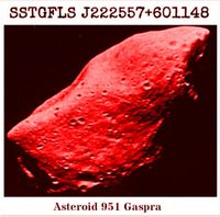 SSTGFLS J222557+601148 - Asteroid 951 Gaspra