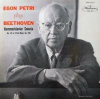 Egon Petri - Hammerklavier Sonata (No. 29 in B flat major, Op. 106)