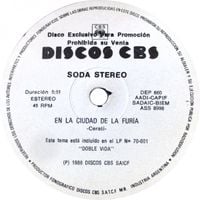 Soda Stereo - Lo Que Sangra (La C&uacute;pula) / En La Ciudad De La Furia