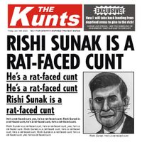 The Kunts - Rishi Sunak Is a Rat​-​Faced Cunt