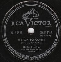 Betty Hutton - It&rsquo;s Oh So Quiet