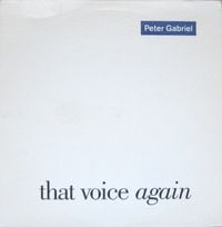 Peter Gabriel - That Voice Again