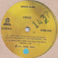 Various Artists - Sabe Voc&ecirc; / de Frente Pro Crime / Pois &Eacute;, Seu Z&eacute; / Veneno