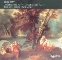 Gaudier Ensemble - Mozart: Divertimento K247; Divertimento K334