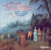 Susan Tomes / The Gaudier Ensemble - Mozart: Piano Concerto No. 11; Piano Concerto No. 12; Piano Concerto No. 13