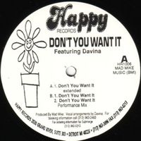Davina - Don't You Want It