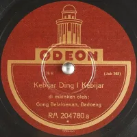 Gong Belaloewan, Badoeng - Kebijar Ding