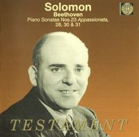 Solomon - Piano Sonatas Nos. 23 "Appassionata", 28, 30 & 31