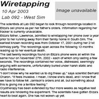 Jamison Bleached Waters - 2003 04 10 - Wiretapping