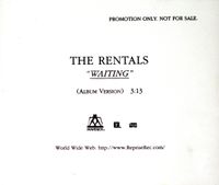 The Rentals - Waiting
