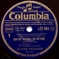 Olivier Messiaen - Quatre &Egrave;tudes De Rythme