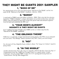 They Might Be Giants - 2001 Sampler