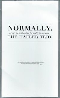 The Hafler Trio - Normally