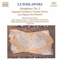 Polish National Radio Symphony Orchestra - Lutoslawski: Symphony No. 3 / Paganini Variations