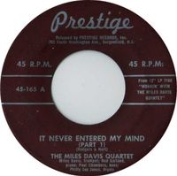Miles Davis - It Never Entered My Mind