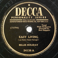 Billie Holiday - Easy Living / Deep Song