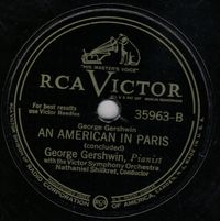 Victor Symphony Orchestra / Nathaniel Shilkret / George Gershwin - An American In Paris