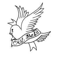 Lil Peep - white tee