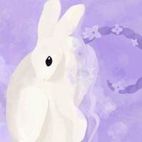 Lilac Roadkill - rabbit