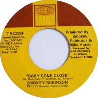 Smokey Robinson - Baby Come Close