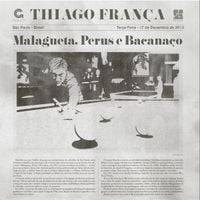 Thiago Fran&ccedil;a - Malagueta, Perus e Bacana&ccedil;o