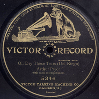 Arthur Pryor's Band - Oh Dry Those Tears (Del Riego)