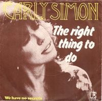 Carly Simon - The Right Thing to Do