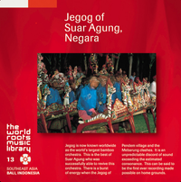 Suar Agung dari Desa Sankaragung - バリ/スアール・アグン のジェゴッグ [Jegog of Suar Agung, Negara]