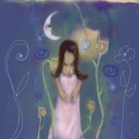 Voice Arranger Anna - Brown and light blue, like some sort of flower
