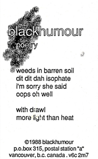 blackhumour - Poetry