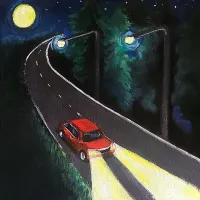 Hill View #73 - night time is the grace period