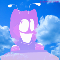 m4y4h4n - purple cat alien