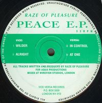 Raze Of Pleasure - Peace E.P.