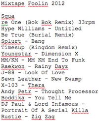 Sd Laika - Mixtape Foolin 2012