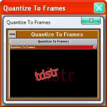 tdstr - Quantize To Frames