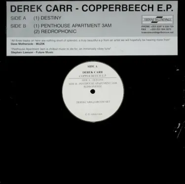Derek Carr - Copperbeech E.P.