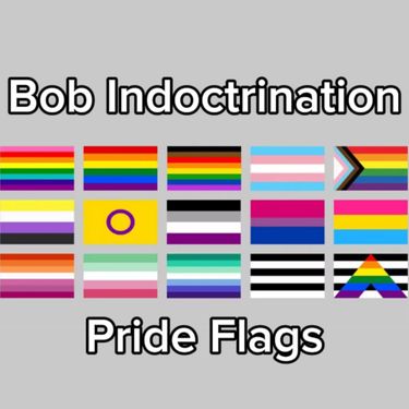 Bob Indoctrination - Pride Flags