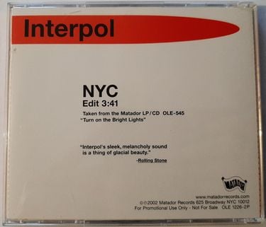 Interpol - NYC