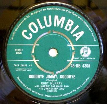 Ruby Murray - Goodbye Jimmy Goodbye