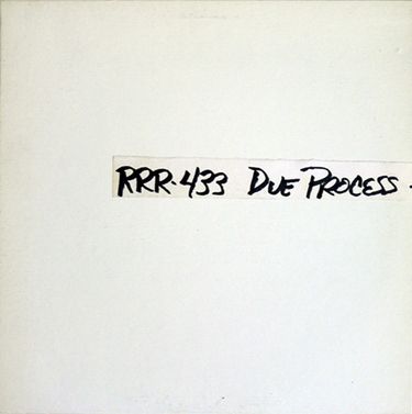 Due Process - Do Nothing