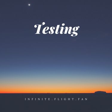 Infinite.flight.fan - Testing