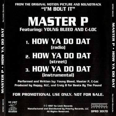 Master P - How Ya Do Dat