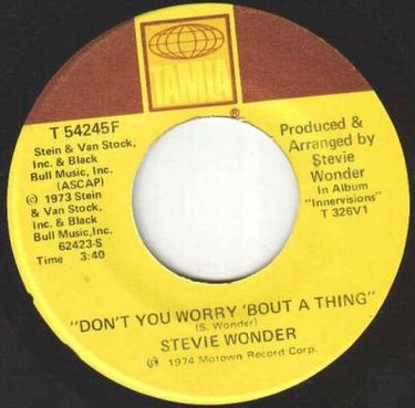 Stevie Wonder - Don't You Worry 'Bout a Thing (Single) - Reviews