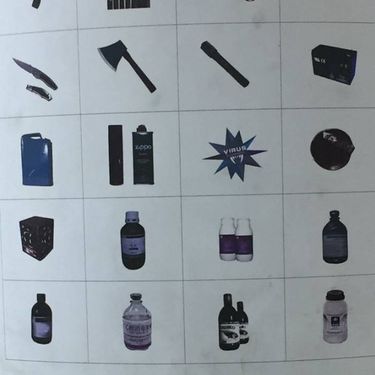 我他妈的讨厌火车集体 - 北京市轨道交通禁止携带物品图例