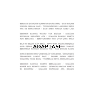 Tulus - Adaptasi